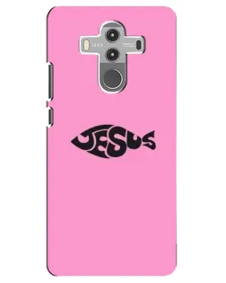 Чехол для Huawei Mate 10 Pro с картинкой «Розовый символ  Jesus»