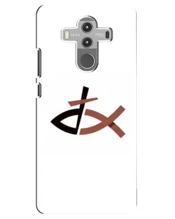 Чехол для Huawei Mate 10 Pro с картинкой «Рыба и крест»