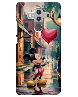 Чехол для Huawei Mate 10 Pro с картинкой «Микки и шарик-сердце»