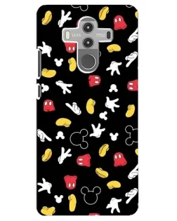 Чехол для Huawei Mate 10 Pro с картинкой «Графический принт лапок»