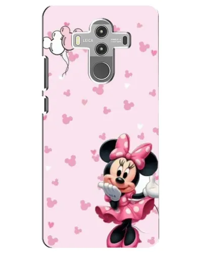 Чехол для Huawei Mate 10 Pro с картинкой «Минни Маус и сердечки»