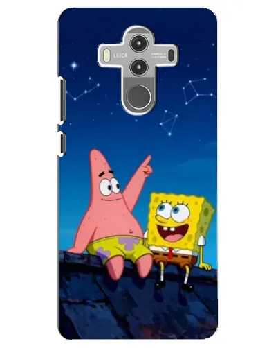 Чехол для Huawei Mate 10 Pro с картинкой «Губка Боб и Патрик ночью» Чехол для Huawei Mate 10 Pro с картинкой «Губка Боб и Патрик ночью»