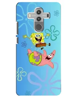 Чехол для Huawei Mate 10 Pro с картинкой «Спанч Боб и Патрик»