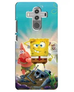 Чехол для Huawei Mate 10 Pro с картинкой «Спанч Боб победитель»