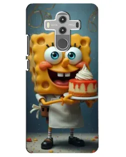 Чехол для Huawei Mate 10 Pro с картинкой «Повар Спанч Боб»