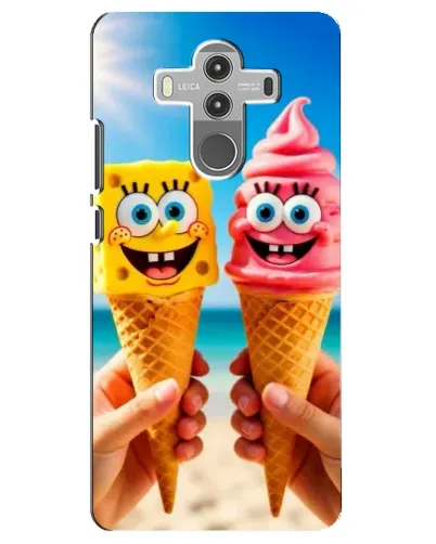 Чехол для Huawei Mate 10 Pro с картинкой «Спанч Боб мороженое» Чехол для Huawei Mate 10 Pro с картинкой «Спанч Боб мороженое»