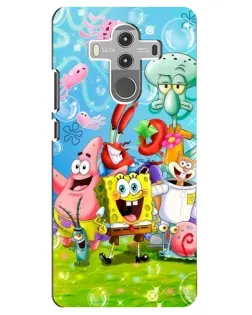 Чехол для Huawei Mate 10 Pro с картинкой «Губка Боб и друзья»