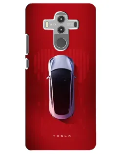 Чехол для Huawei Mate 10 Pro с картинкой «Tesla Top View» Чехол для Huawei Mate 10 Pro с картинкой «Tesla Top View»