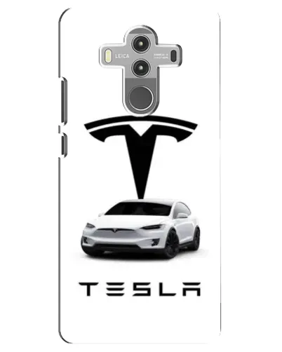 Чехол для Huawei Mate 10 Pro с картинкой «Tesla White Style»