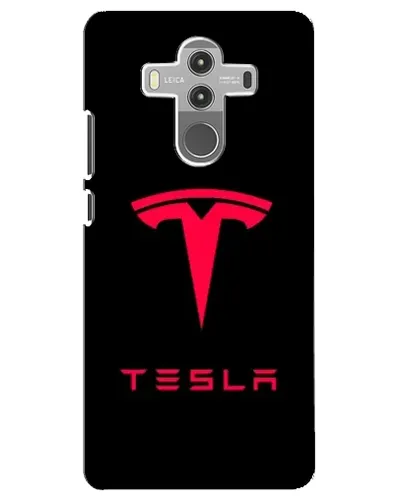 Чехол для Huawei Mate 10 Pro с картинкой «Tesla Red Logo»