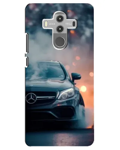 Чехол для Huawei Mate 10 Pro с картинкой «Mercedes — ночной город»