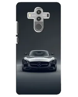 Чехол для Huawei Mate 10 Pro с картинкой «Mercedes на черном»
