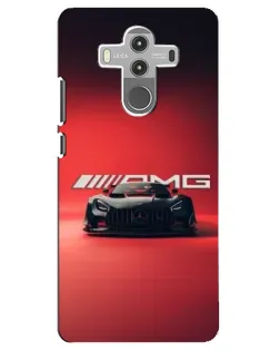 Чехол для Huawei Mate 10 Pro с картинкой «Mercedes AMG — красная линия»