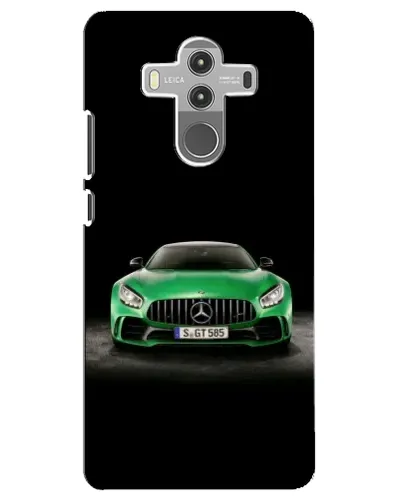 Чехол для Huawei Mate 10 Pro с картинкой «Mercedes — неоновый лого»