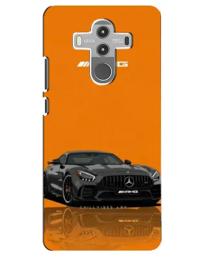 Чехол для Huawei Mate 10 Pro с картинкой «Оранжевый Mercedes AMG»