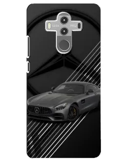 Чехол для Huawei Mate 10 Pro с картинкой «Mercedes AMG — графика»
