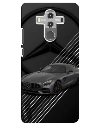 Чехол для Huawei Mate 10 Pro с картинкой «Mercedes AMG — графика»
