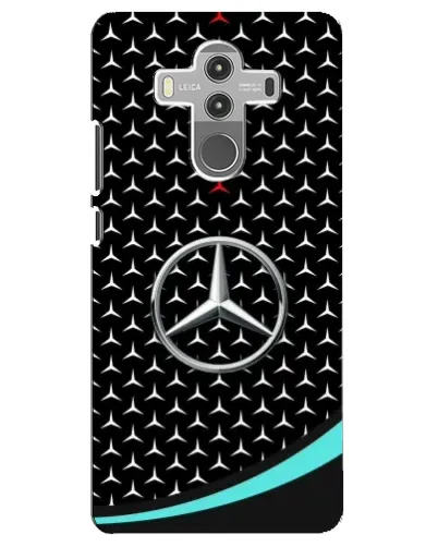 Чехол для Huawei Mate 10 Pro с картинкой «Mercedes — бирюзовый акцент»