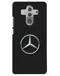 Чехол для Huawei Mate 10 Pro с картинкой «Карбоновый Mercedes стиль»