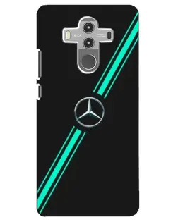 Чехол для Huawei Mate 10 Pro с картинкой «Спортивные линии Mercedes»