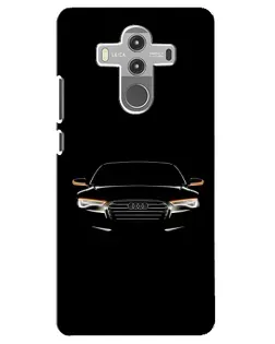Чехол для Huawei Mate 10 Pro с картинкой «Audi — ночной контур»