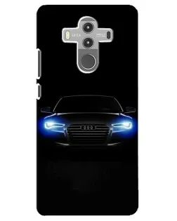 Чехол для Huawei Mate 10 Pro с картинкой «Audi в неоне»