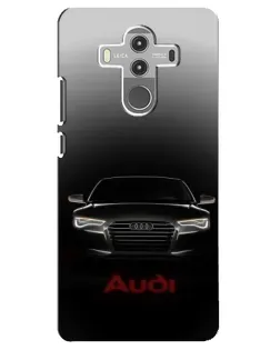 Чехол для Huawei Mate 10 Pro с картинкой «Audi — градиентный контур»