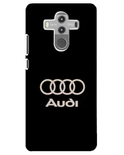 Чехол для Huawei Mate 10 Pro с картинкой «Audi — золотой логотип»