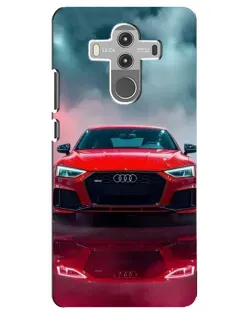 Чехол для Huawei Mate 10 Pro с картинкой «Audi RS — красный стиль»