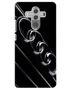 Чехол для Huawei Mate 10 Pro с картинкой «Audi — абстрактные кольца»