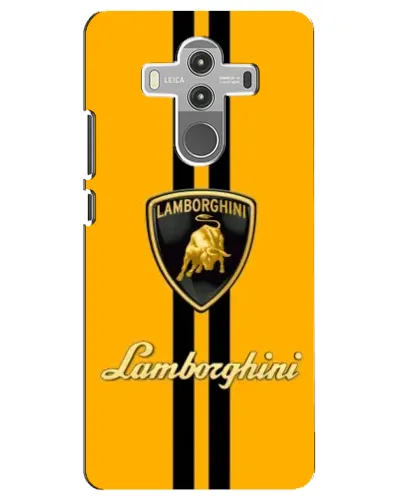 Чехол для Huawei Mate 10 Pro с картинкой «Lamborghini Stripe желтый»
