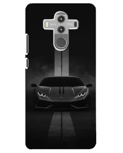 Чехол для Huawei Mate 10 Pro с картинкой «Lamborghini симметрия дорог»