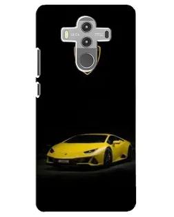 Чехол для Huawei Mate 10 Pro с картинкой «Lamborghini желтый акцент»