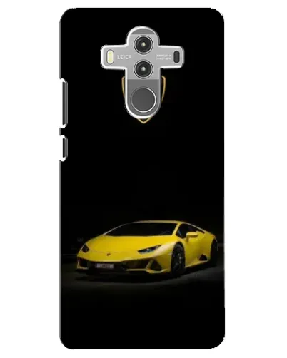 Чехол для Huawei Mate 10 Pro с картинкой «Lamborghini желтый акцент»