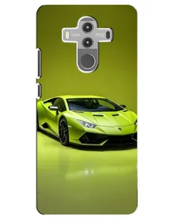 Чехол для Huawei Mate 10 Pro с картинкой «Салатовый Lamborghini Huracan»