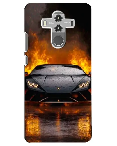 Чехол для Huawei Mate 10 Pro с картинкой «Lamborghini в огне»