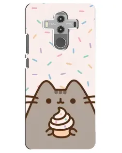 Чехол для Huawei Mate 10 Pro с картинкой «Пушин с кексом»