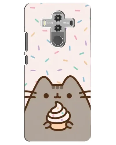 Чехол для Huawei Mate 10 Pro с картинкой «Пушин с кексом»