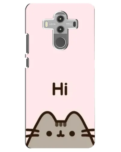 Чехол для Huawei Mate 10 Pro с картинкой «Пушин говорит Hi»