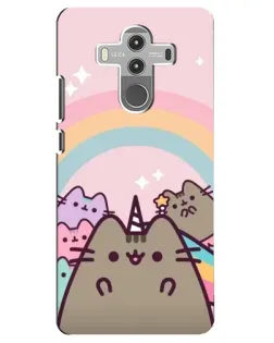 Чехол для Huawei Mate 10 Pro с картинкой «Единорог Pusheen»