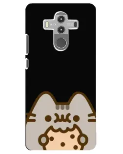 Чехол для Huawei Mate 10 Pro с картинкой «Пушин на черном»