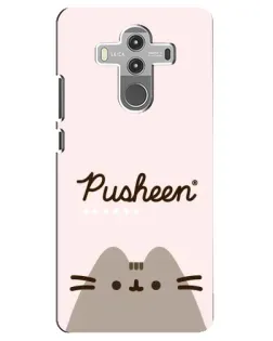 Чехол для Huawei Mate 10 Pro с картинкой «Pusheen логотип»