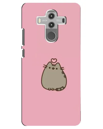 Чехол для Huawei Mate 10 Pro с картинкой «Pusheen сердце»
