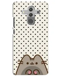 Чехол для Huawei Mate 10 Pro с картинкой «Пушин в горошек»