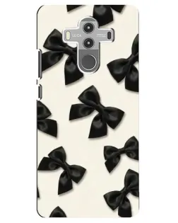 Чехол для Huawei Mate 10 Pro с картинкой «Черные бантики»