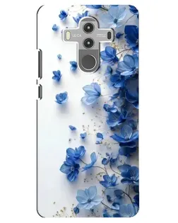 Чехол для Huawei Mate 10 Pro с картинкой «Голубой цветочный каскад» Чехол для Huawei Mate 10 Pro с картинкой «Голубой цветочный каскад»