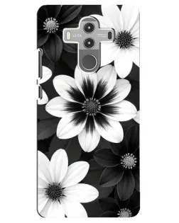 Чехол для Huawei Mate 10 Pro с картинкой «Монохромные астры» Чехол для Huawei Mate 10 Pro с картинкой «Монохромные астры»