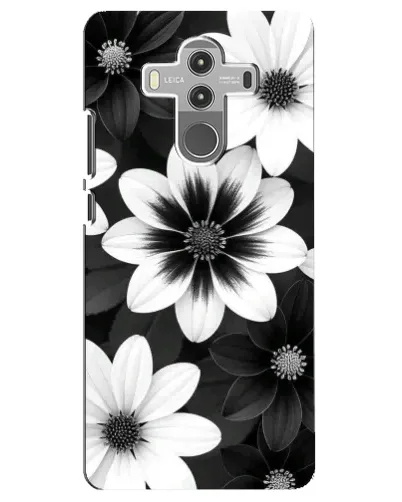 Чехол для Huawei Mate 10 Pro с картинкой «Монохромные астры» Чехол для Huawei Mate 10 Pro с картинкой «Монохромные астры»