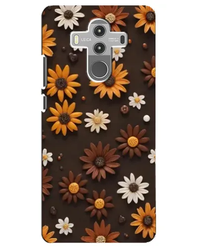 Чехол для Huawei Mate 10 Pro с картинкой «Узор из маленьких подсолнухов»