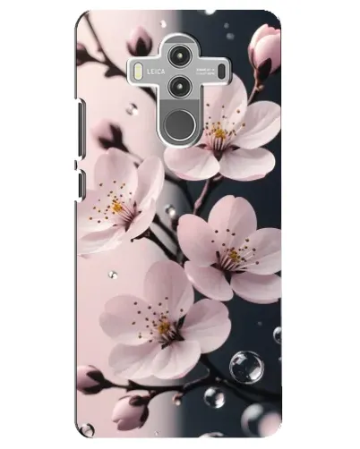 Чехол для Huawei Mate 10 Pro с картинкой «Нежная сакура и капли» Чехол для Huawei Mate 10 Pro с картинкой «Нежная сакура и капли»